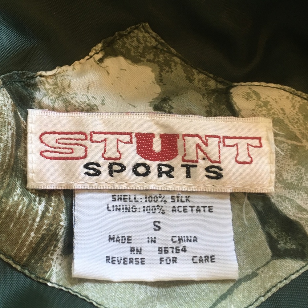 Vintage Stunt Sports 100% silk windbreaker jacket - Picture 5 of 5